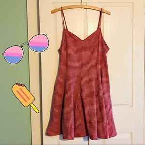 Peach Stripe Sundress